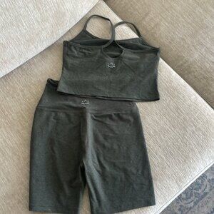 Beyond Yoga Spacedye Tank & Biker Shorts